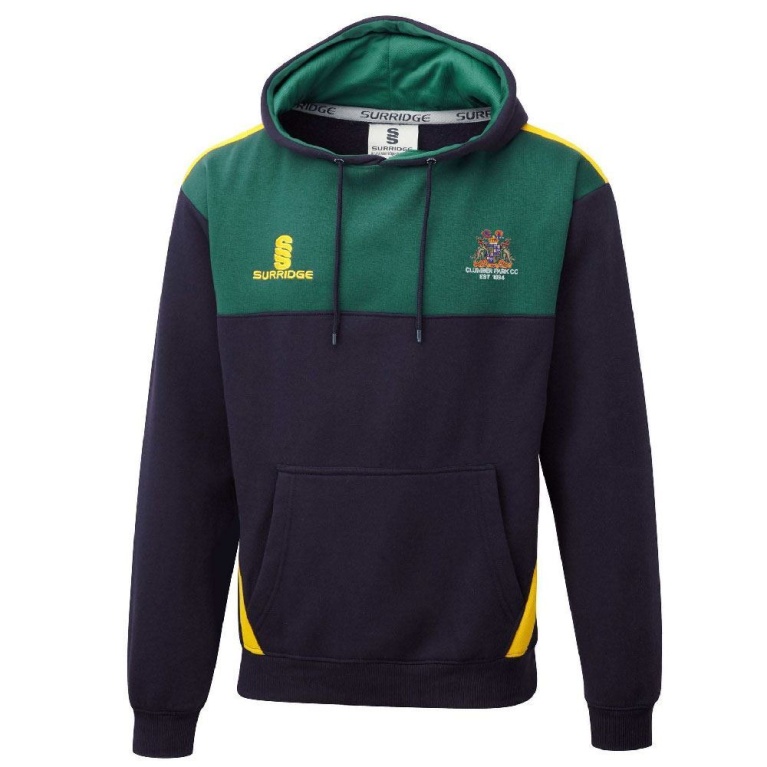 Clumber Park Cricket Club blade hoody