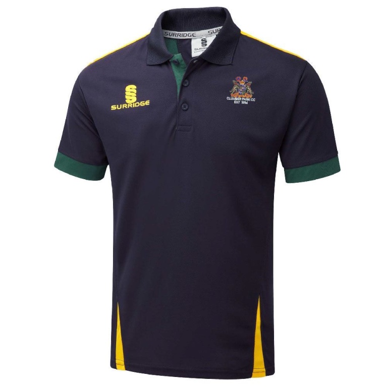 Clumber Park Cricket Club blade polo shirt