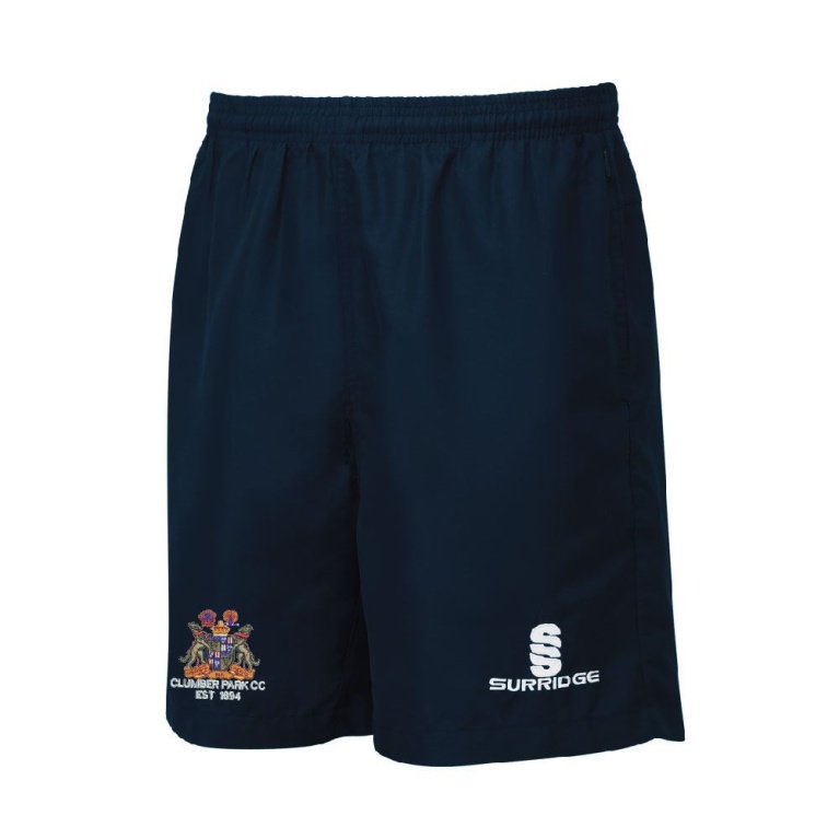 Clumber Park CC - Ripstop Pocketed Training Shorts - Navy - Women's/Girls Fit