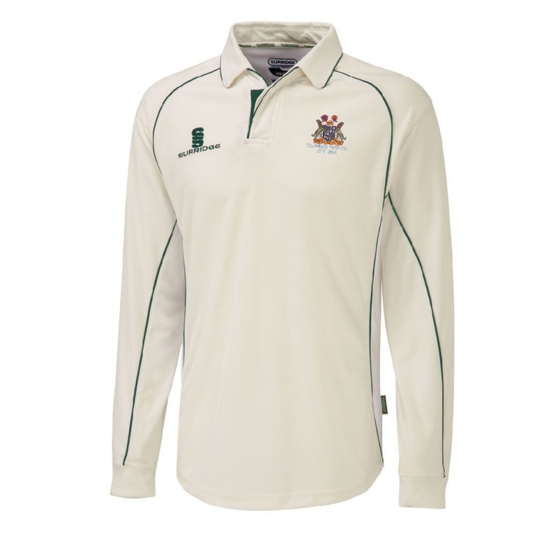 Clumber Park Cricket Club premier long sleeve shirt