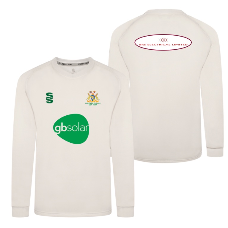 Clumber Park CC - Blast Long Sleeve Cricket Sweater